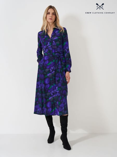 Crew Clothing Company Blue Sienna Shirt Dress (AG3937) | € 69