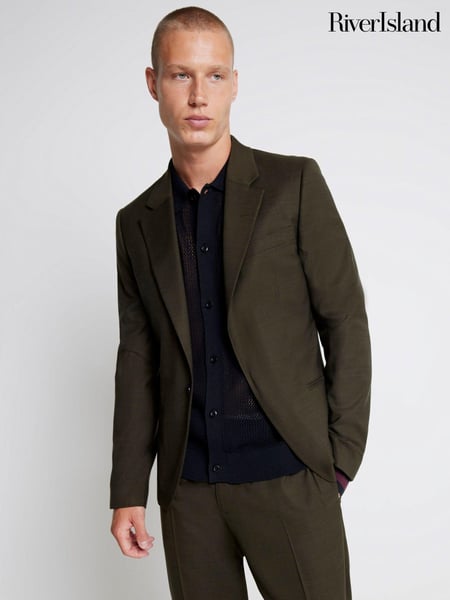 River Island Green Suit Jacket (AG4535) | € 58