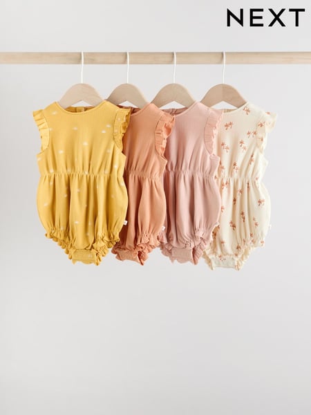 Floral Printed Baby Printed Rompers 4 Pack (AG4767) | € 31 - € 37