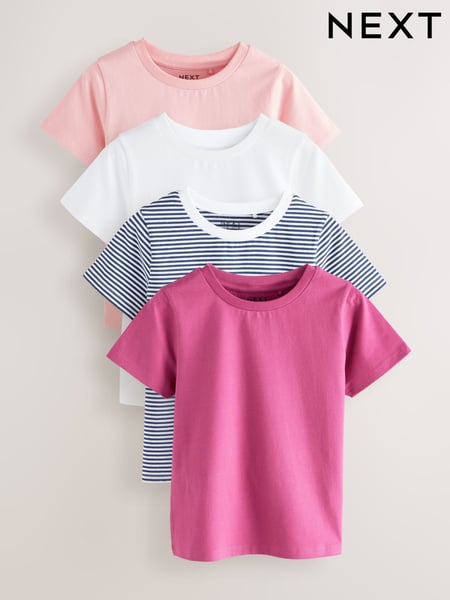 Pink T-Shirts 4 Pack (3-16yrs) (AG5731) | € 18 - € 27