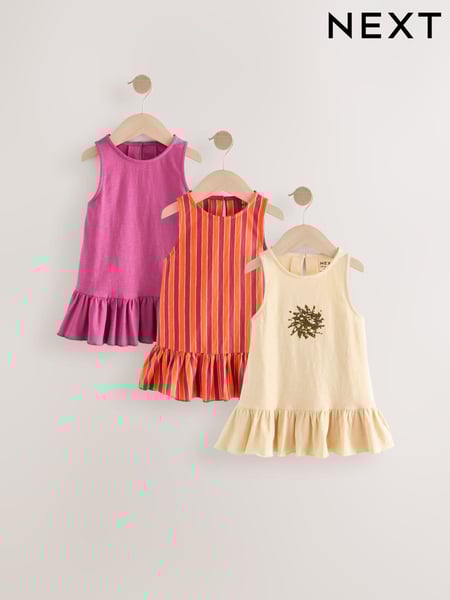 Purple/Ecru 100% Cotton Sequin Peplum Frill Vest (3-16yrs) (AG5830) | € 26 - € 34