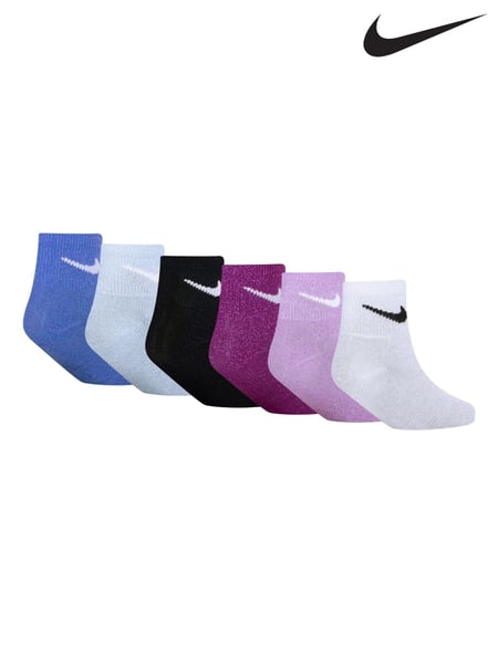 Nike Blue Pulse Metallic Ankle Socks 6 Pack (AG6947) | € 14