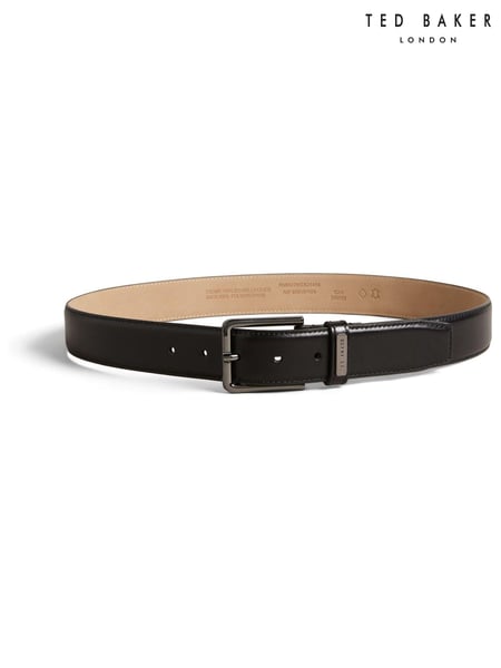 Ted Baker Black Wizerd Double Keeper Leather Belt (AG6993) | € 78