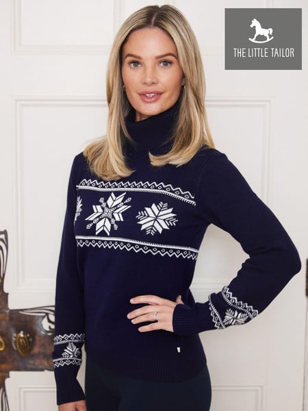 The Little Tailor Snowflake Slim Fit Christmas Jumper (AG8387) | € 108