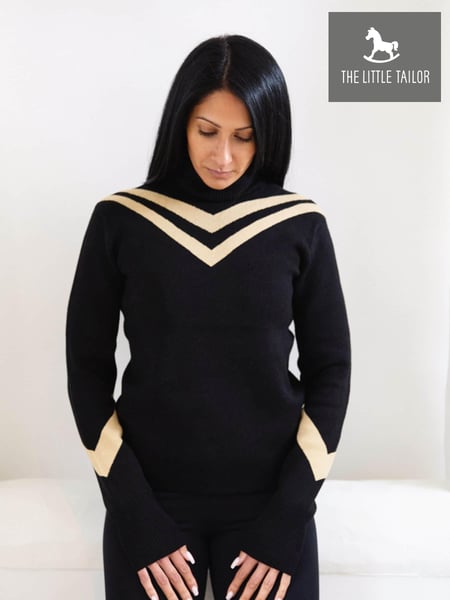 The Little Tailor Slim Fit Retro Sport Christmas Jumper (AG8391) | € 108