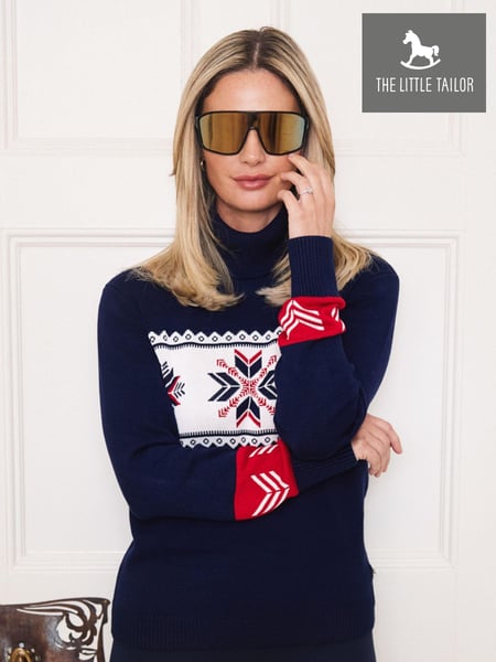 The Little Tailor Snowflake Slim Fit Christmas Jumper (AG8399) | € 108
