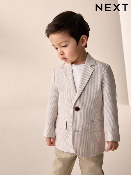 Neutral Ticking Stripe Blazer (3mths-9yrs) (AG8615) | € 35 - € 41