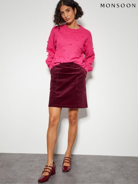 Monsoon Red Amy Mini Skirt (AG8986) | € 41