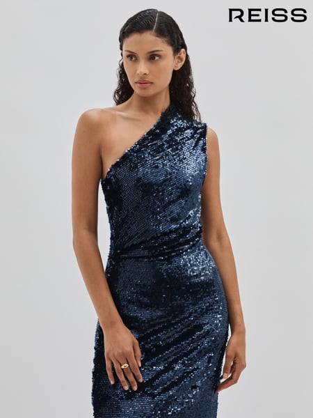 ILTA Sequinned One-Shoulder Maxi Dress (AG9073) | € 1.373