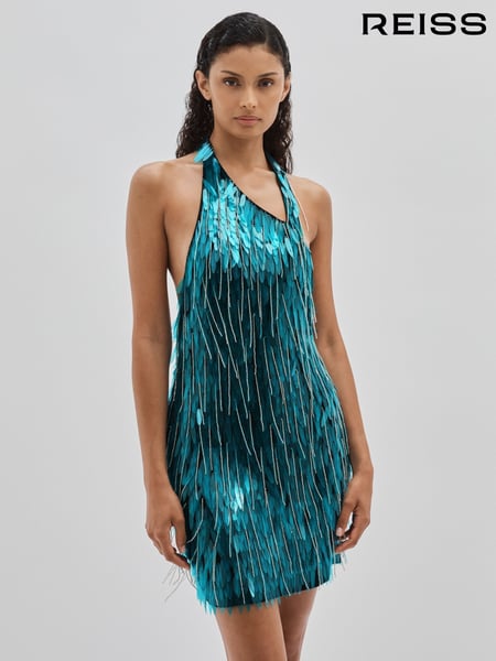 ILTA Sequinned and Beaded Halter-Neck Dress (AG9076) | € 686