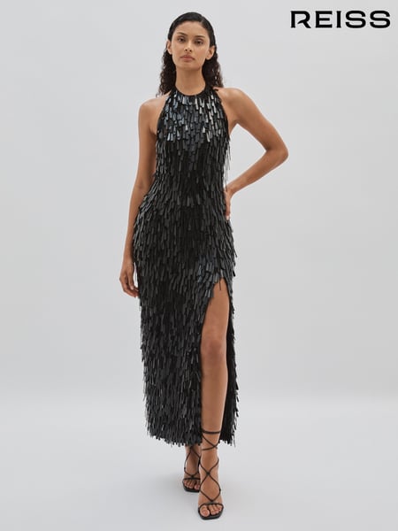 ILTA Sequinned and Beaded Halter-Neck Dress (AG9077) | € 1.326