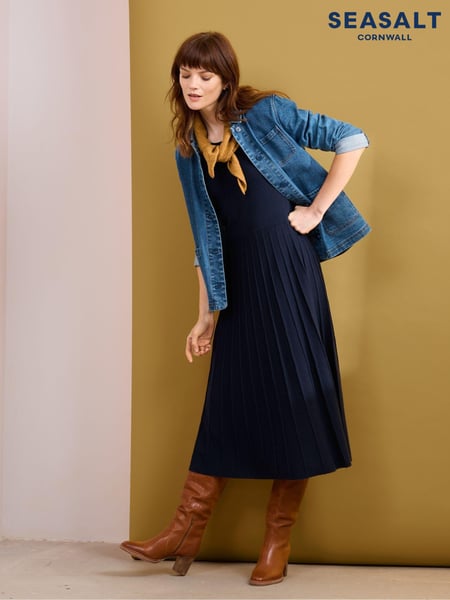 Seasalt Cornwall Blue Folk Song Dress (AG9672) | € 61