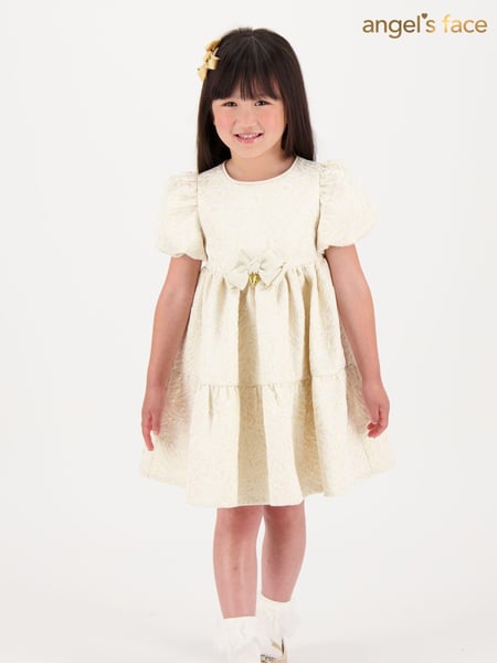 Angels Face Gold Jordan Deco Jacquard Tiered Dress (AH3476) | € 86 - € 93
