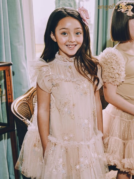 Angels Face Gold Marietta Multi Glitter Star Dress (AH3486) | € 93 - € 103