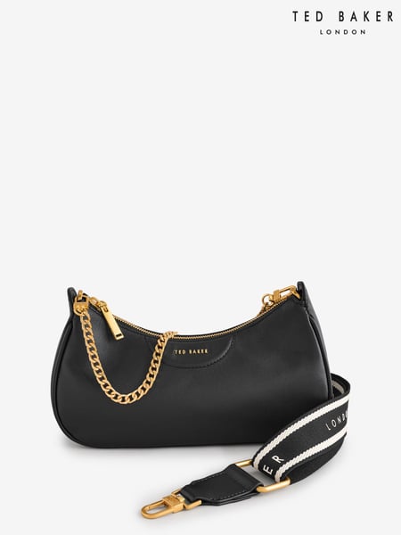 Ted Baker Black Essiy Webbing Leather Crossbody Bag (AH4302) | € 186
