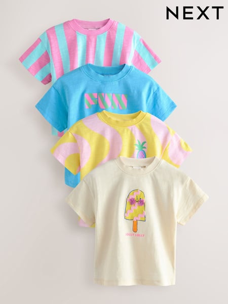 Pink Icecream Tops 4 Pack (3mths-7yrs) (AH4308) | € 27 - € 33