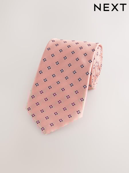Pink Printed Tie (AH9514) | € 21