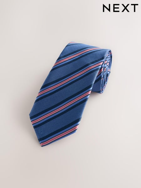 Navy Slim Pattern Tie (AH9524) | € 21