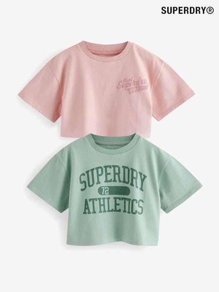 Superdry Multi Cropped T-Shirts 2 Pack (AJ5446) | € 33 - € 39