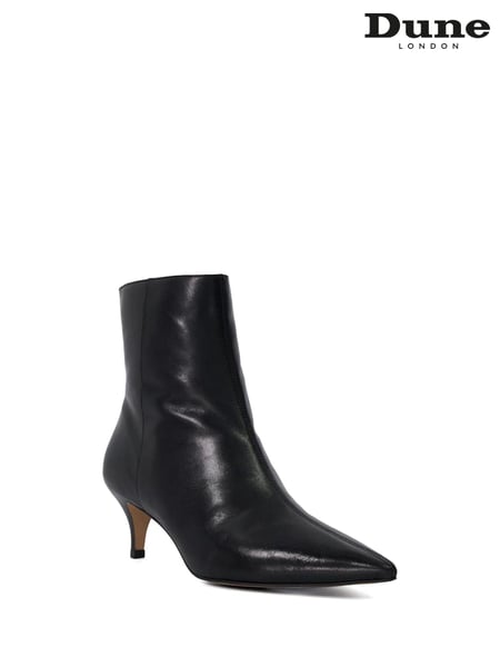 Dune London Black Offer Kitten Ankle Boots (AJ7674) | € 175