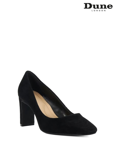 Dune London Black Arriving Comfort Mid Block Heel Shoes (AJ7675) | € 139