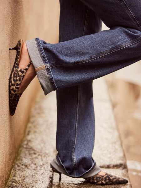 Mint Velvet Cream Leopard Print Kitten Heels (AJ8186) | € 170
