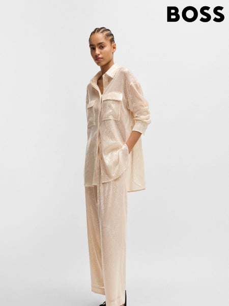 BOSS Orange Relaxed Fit Shirt With Sequins (AJ8600) | € 147