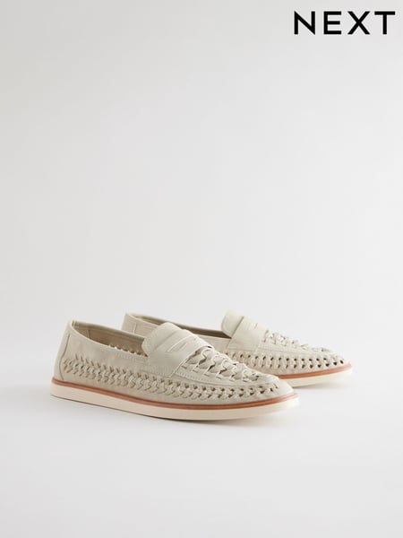 Kreideweiß - Weave Loafers (AK0239) | 60 €