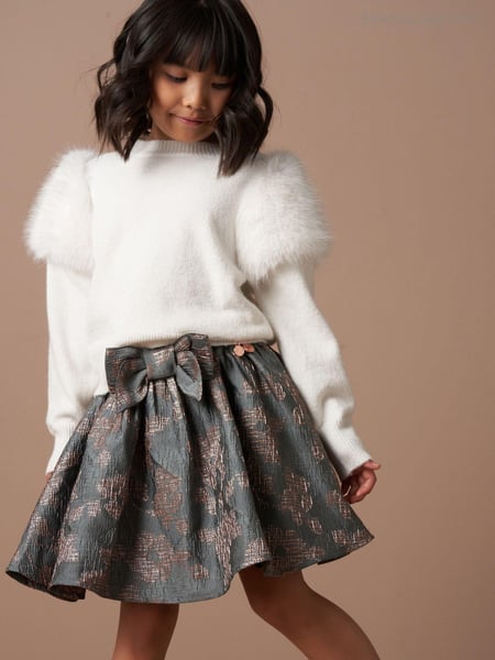 Angel & Rocket Silver Etta Jacquard Skirt (AK0675) | € 37 - € 41