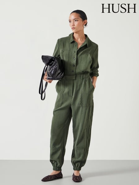 Hush Green Feyre Utility Jumpsuit (AK1694) | € 98