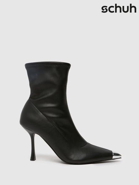 Schuh Babette Stretch Point Toe Black Boots (AK1838) | € 70