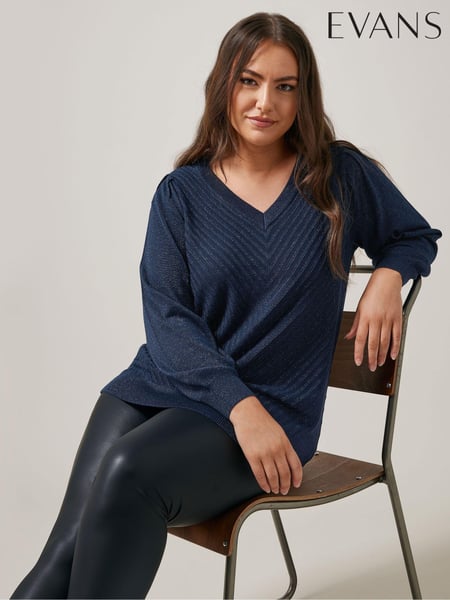 Evans V-Neck Chevron Jumper (AK1924) | € 56