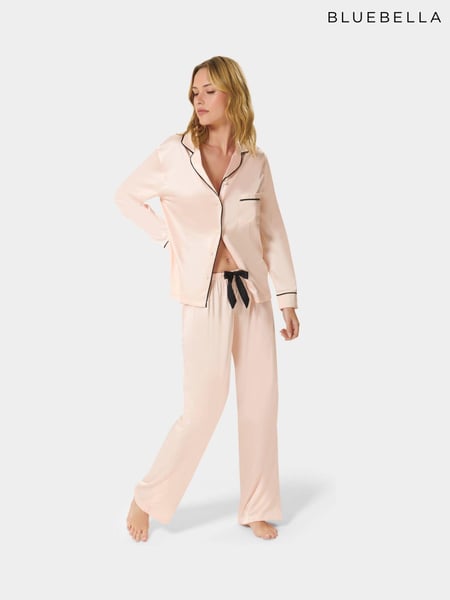 Bluebella Claudia Luxury Satin Long Pyjama Set (AK2824) | € 76