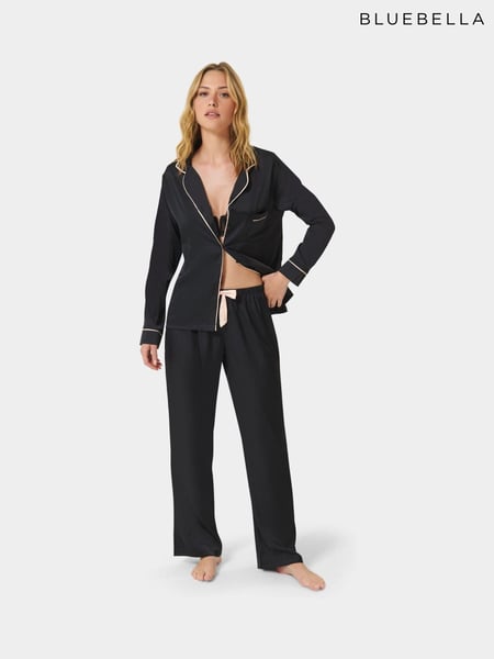Bluebella Claudia Luxury Satin Long Pyjama Set (AK2825) | € 76