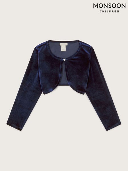 Monsoon Blue Niamh Velvet Cardigan (AK3221) | € 39 - € 45