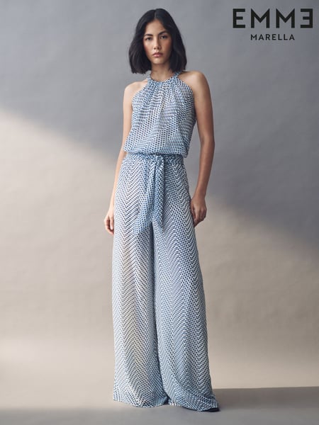 Emme by Marella Depend Blue Jumpsuit (AK7326) | € 299