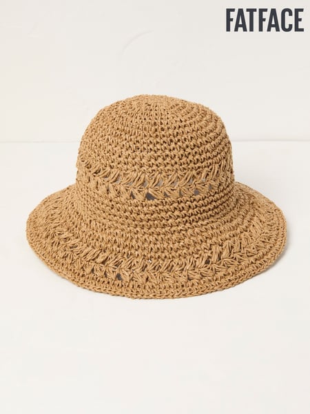 FatFace Pattern Straw Bucket Hat (AK7916) | 34 €