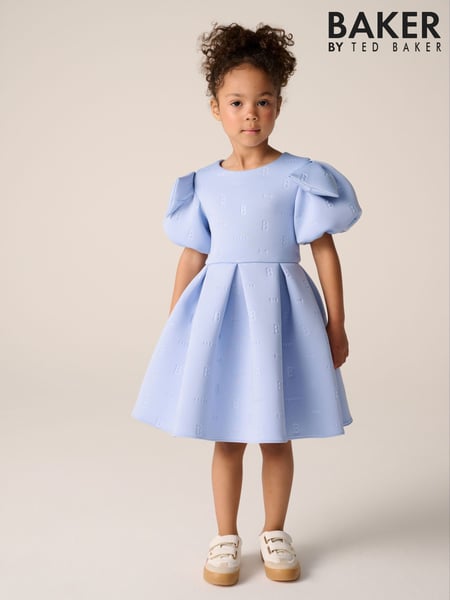 Baker by Ted Baker Bow Sleeve Embossed Scuba Dress (AK8809) | € 66 - € 76