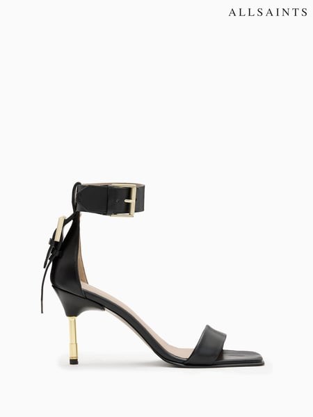 AllSaints Black Noir Mid Sandals (AK9787) | € 357
