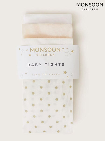 Monsoon Natural Baby Tights 3 Pack (AK9898) | € 28