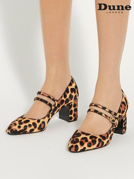 Dune London Animal Approval Double Strap Mary Jane Shoes (AL3336) | € 70