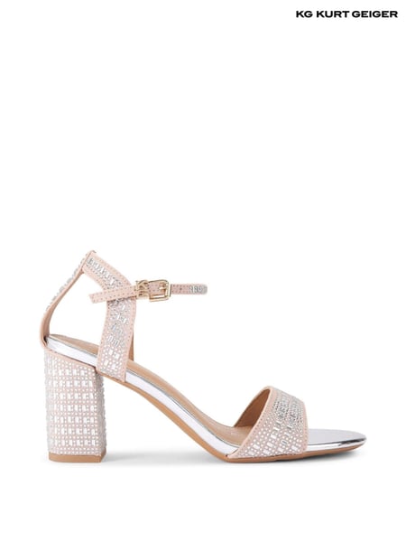 KG Kurt Geiger Gold Fleur Bling Sandals (AL3744) | € 139