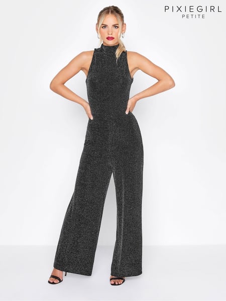 PixieGirl Petite Black Brillo Jumpsuit (AL4031) | € 61