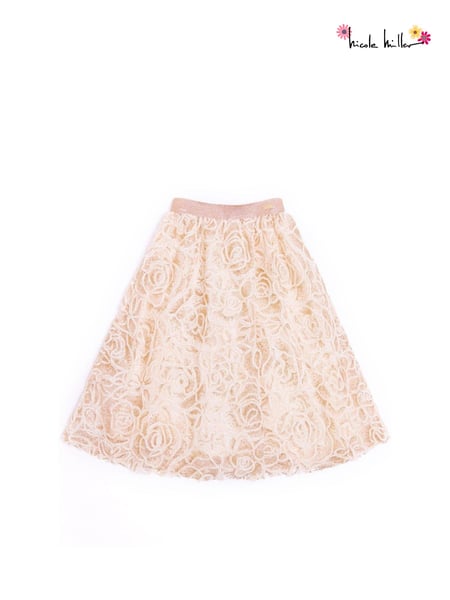 Nicole Miller Natural Glittery Lace Tulle Skirt (AL5871) | € 49 - € 52