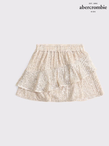 Abercrombie & Fitch Gold Sequin Occasion Party Skirt (AL7453) | € 33 - € 34
