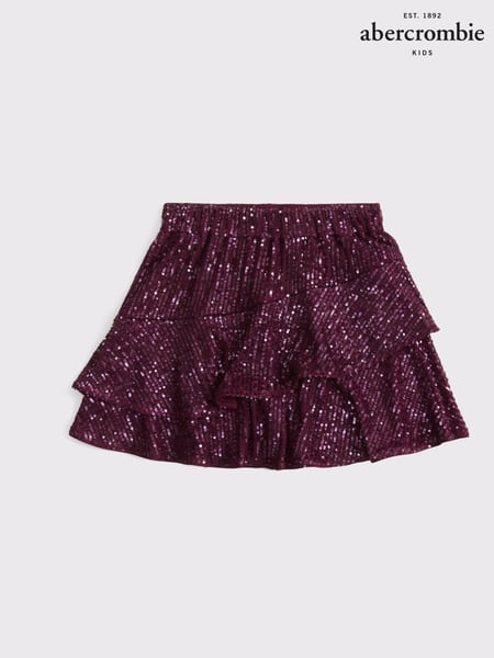 Abercrombie & Fitch Red Sequin Occasion Party Skirt (AL7487) | € 33 - € 34