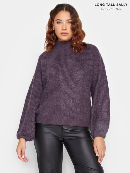Long Tall Sally Purple Co-Ord Jumper (AL7700) | € 51