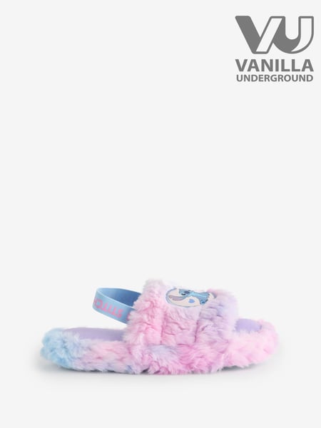 Vanilla Underground Womens Disney Stitch Fluffy Slipper Sliders (AL8129) | 34 €