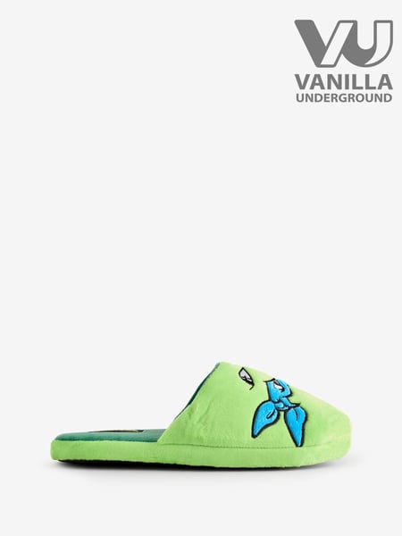 Grün - Vanilla Underground Mens Character Slippers (AL8133) | 31 €