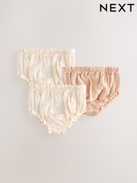 Neutral Baby 100% Cotton Knickers 3 Pack (0mths-2yrs) (AL8322) | € 18